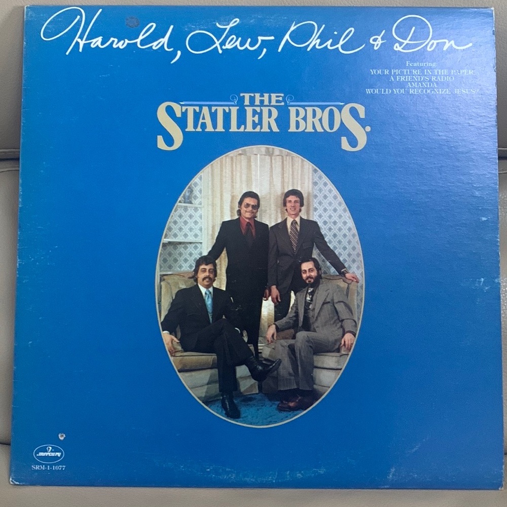 Harold, Lew, Phil & Don The Statler Bros. 1976 Vinyl